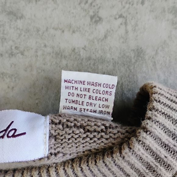 Vintage Le Moda Maine Lighthouse Embroidered Sweater Medium Fisherman Grandma - Picture 8 of 12